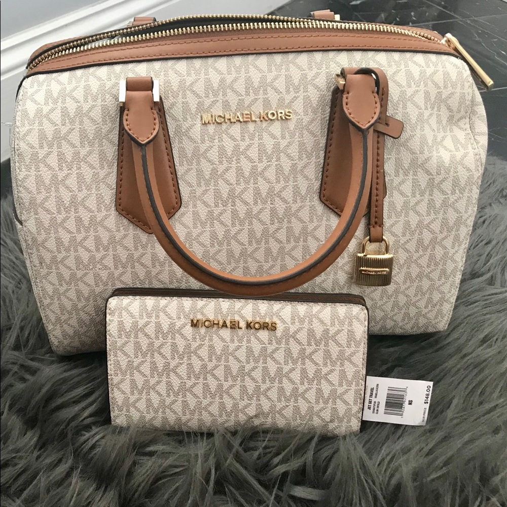 Michael Kors purse and wallet